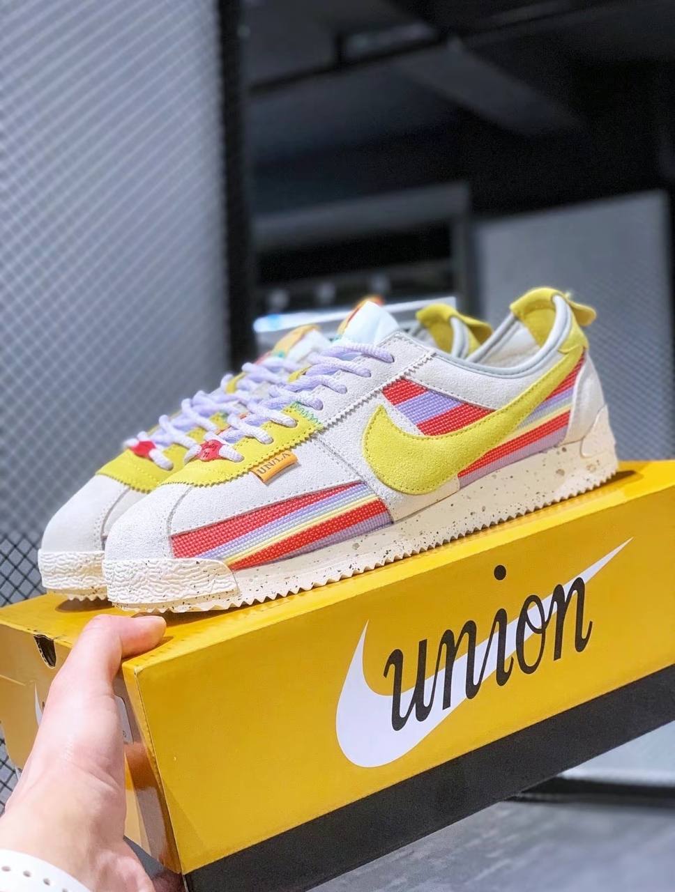 Union LA x Nike Cortez SP Lemon Frost DR1413 100