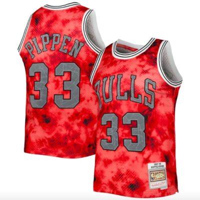 1997-98-Chicago-Bulls-33-Scottie-Pippen-Mitchell-Ness-Galaxy-Red-Jersey-1