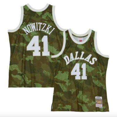 1998-99-Dallas-Mavericks-41-Dirk-Nowitzki-Mitchell-Ness-Ghost-Green-Camo-Jersey-2