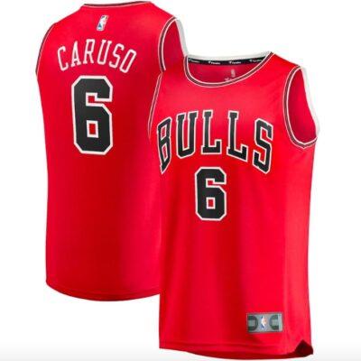 2021-22-Chicago-Bulls-6-Alex-Caruso-Fast-Break-Icon-Red-Jersey-1