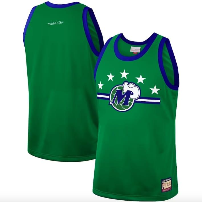 dallas-mavericks-mitchell-amp-ness-team-heritage-fashion-green-jersey