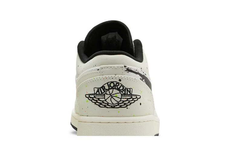 Кроссовки Air Jordan 1 Low 'Brushstroke Swoosh - Paint Splatter'