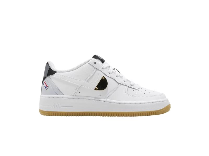 NBA x Nike Air Force 1 LV8 1 HO20 GS White CT3842 100