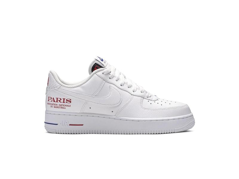 NBA x Nike Air Force 1 Low Paris Game 2020 CW2367 100