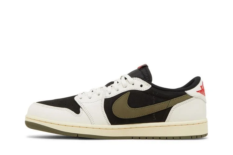 Кроссовки Travis Scott x Wmns Air Jordan 1 Retro Low OG SP 'Olive'