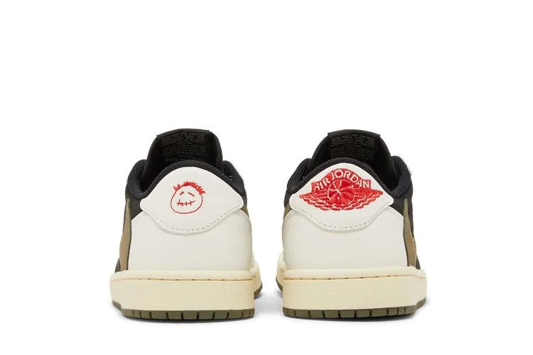 Кроссовки Travis Scott x Wmns Air Jordan 1 Retro Low OG SP 'Olive'