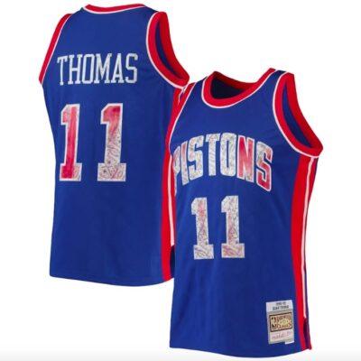 1996-97-Detroit-Pistons-11-Isiah-Thomas-Mitchell-Ness-NBA-75th-Anniversary-Diamond-Blue-Jersey-1