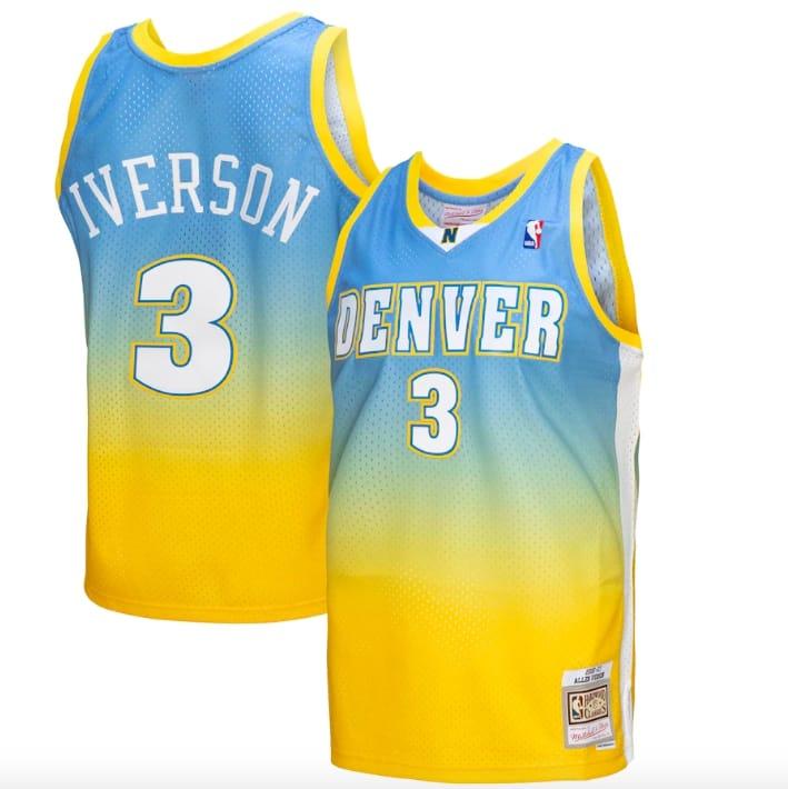 2006-07-denver-nuggets-3-allen-iverson-mitchell-amp-ness-fadeaway-yellow-blue-jersey