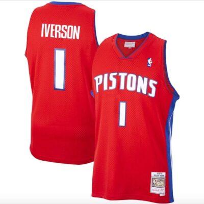 2008-09-Detroit-Pistons-1-Allen-Iverson-Mitchell-Ness-Red-Jersey-1
