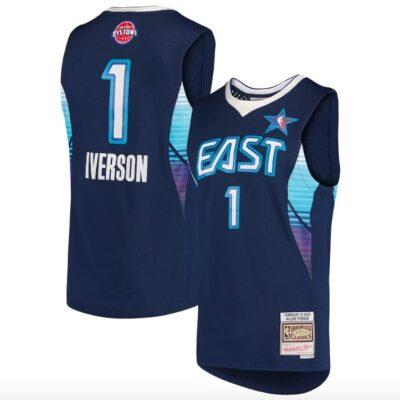 2009-NBA-All-Star-Game-Detroit-Pistons-1-Allen-Iverson-Mitchell-Ness-Swingman-Navy-Jersey