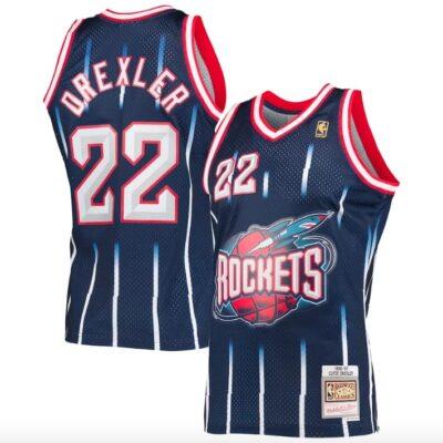 1996-97-Houston-Rockets-22-Clyde-Drexler-Mitchell-Ness-Navy-Jersey-1