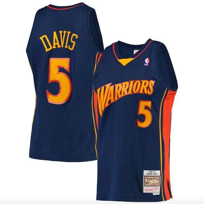 2006-07-golden-state-warriors-5-baron-davis-mitchell-amp-ness-navy-jersey