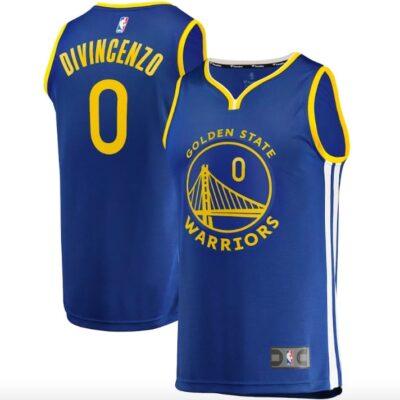 2022-23-Golden-State-Warriors-0-Donte-DiVincenzo-Fast-Break-Icon-Blue-Jersey-3