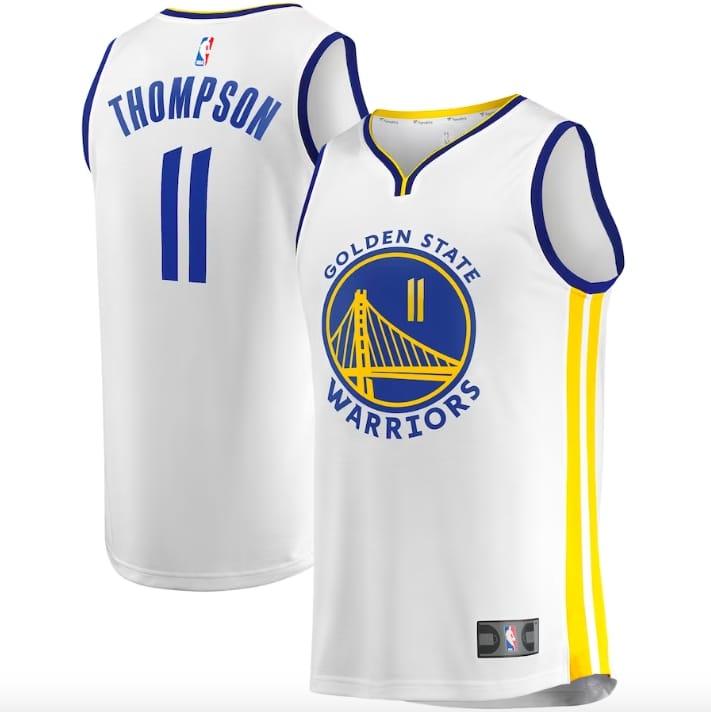 2022-23-golden-state-warriors-11-klay-thompson-fast-break-association-white-jersey