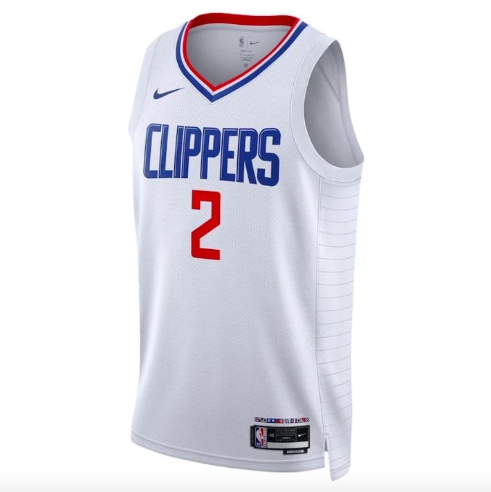 2022 23 LA Clippers 2 Kawhi Leonard Swingman Association White Jersey