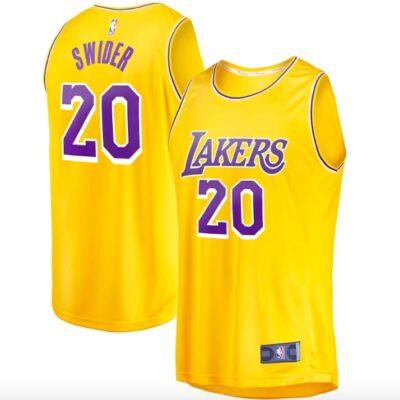 2022-23-LA-Lakers-20-Cole-Swider-Fast-Break-Icon-Gold-Jersey-1