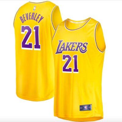 2022-23-LA-Lakers-21-Patrick-Beverly-Fast-Break-Icon-Gold-Jersey-2