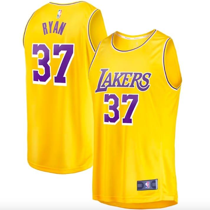 2022-23-la-lakers-37-matt-ryan-fast-break-icon-gold-jersey