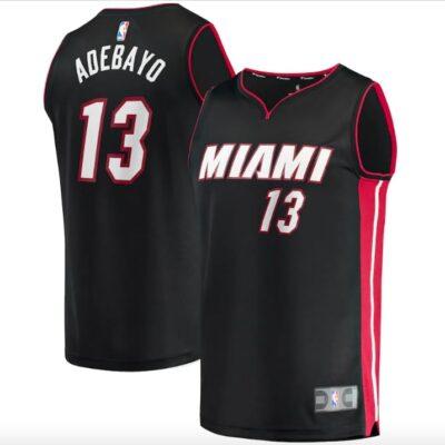 2022-23-Miami-Heat-13-Bam-Adebayo-Fast-Break-Icon-Black-Jersey-1