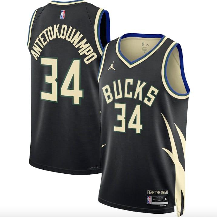 2022-23-milwaukee-bucks-34-giannis-antetokounmpo-swingman-statement-black-jersey