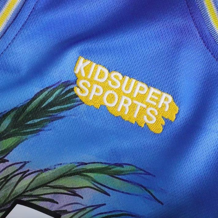 Баскетбольная джерси Miami Heat NBA &amp; KidSuper Studios by Fanatics Hometown Blue Jersey