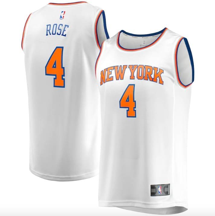 Derrick rose ny jersey on sale