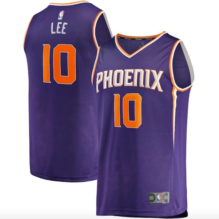 2022-23-phoenix-suns-10-damion-lee-fast-break-icon-purple-jersey