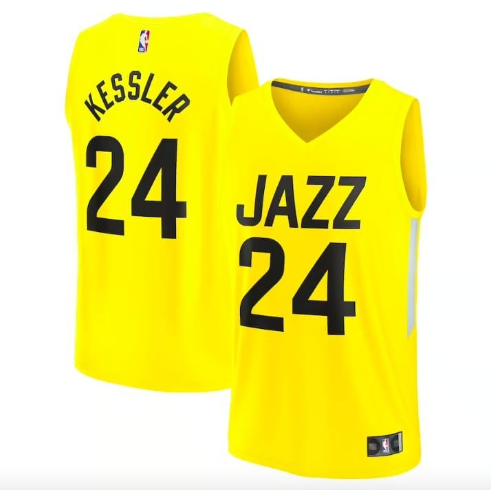 2022-23-utah-jazz-23-lauri-markkanen-fast-break-icon-yellow-jersey