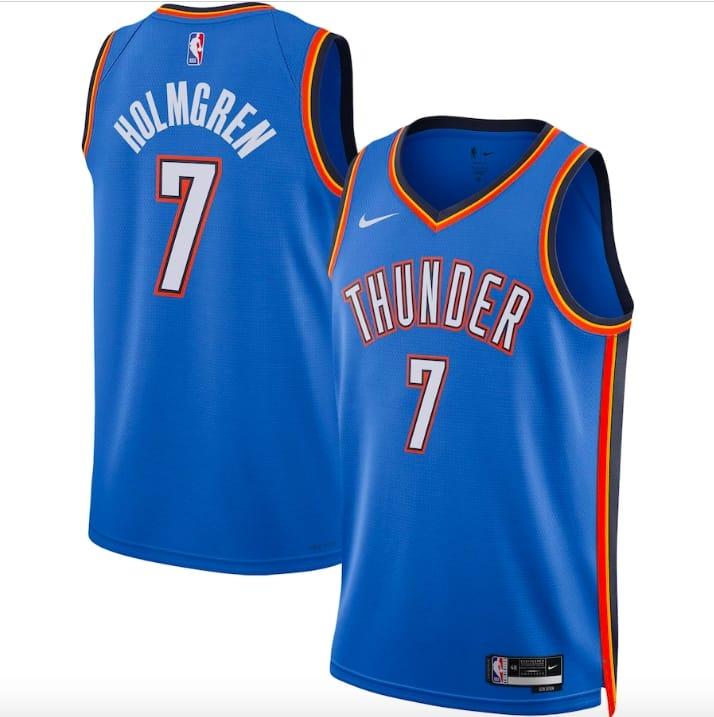 2022-nba-draft-first-round-pick-oklahoma-city-thunder-7-chet-holmgren-swingman-icon-blue-jersey