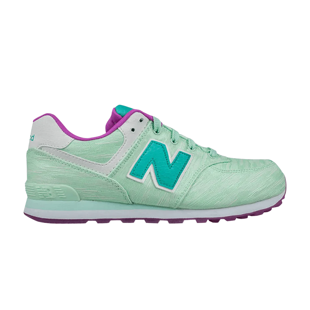 Кроссовки New Balance 574 Big Kid 'Green Pink'
