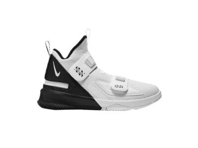 Nike-LeBron-Soldier-13-Flyease-GS-White-Black