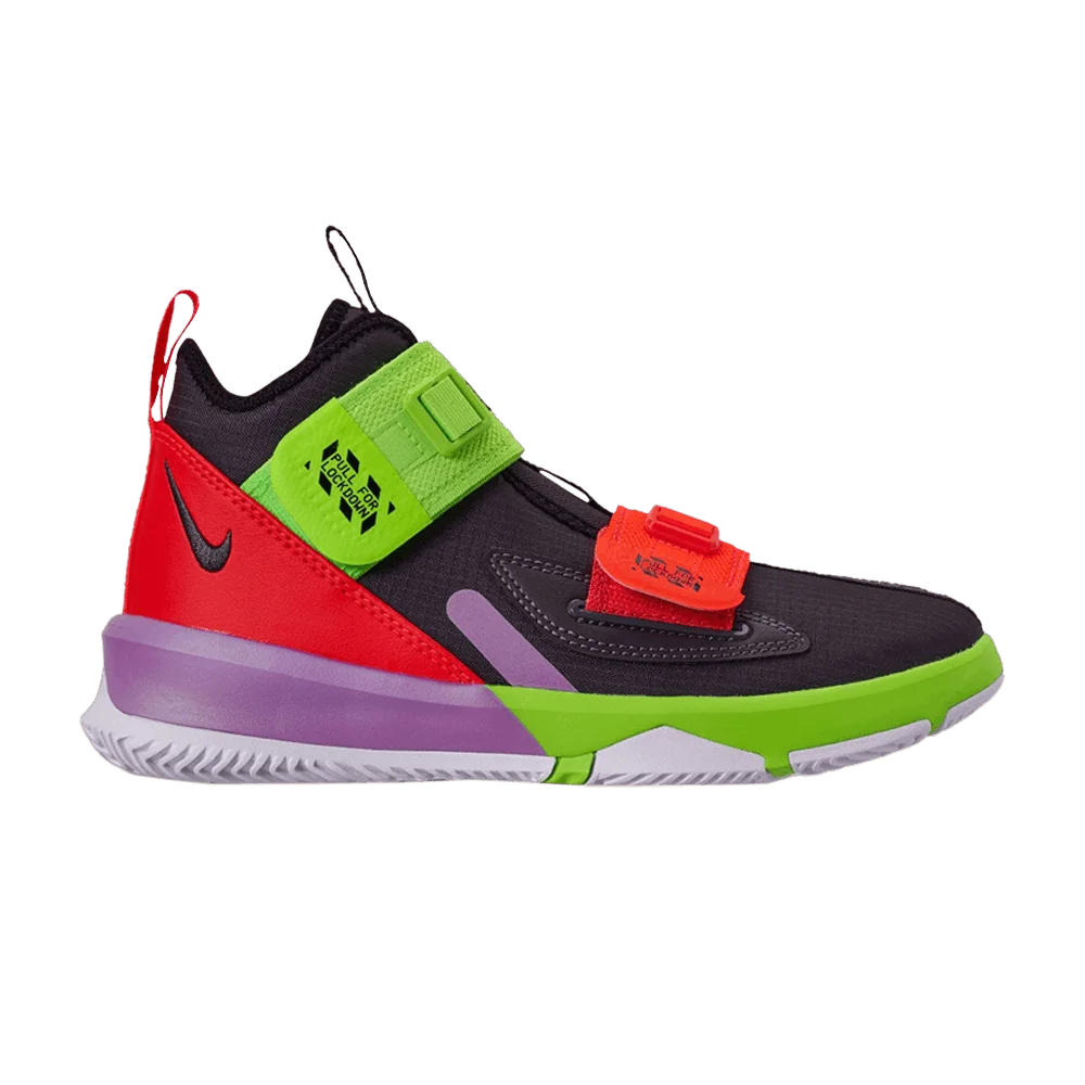 Кроссовки Nike LeBron Soldier 13 GS 'Thunder Grey Crimson Green'