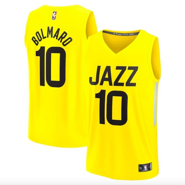 2022-23-utah-jazz-10-leandro-bolmaro-fast-break-icon-yellow-jersey