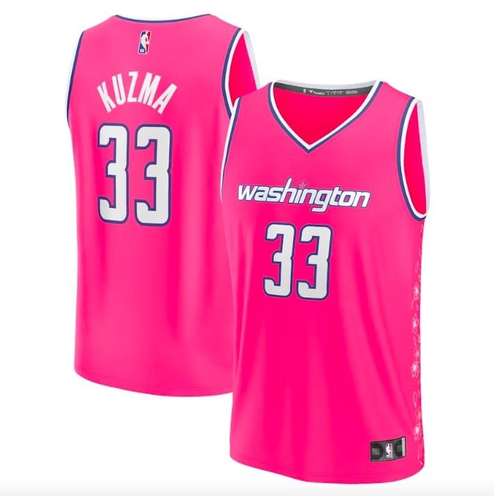 2022-23-washington-wizards-33-kyle-kuzma-fastbreak-city-pink-jersey