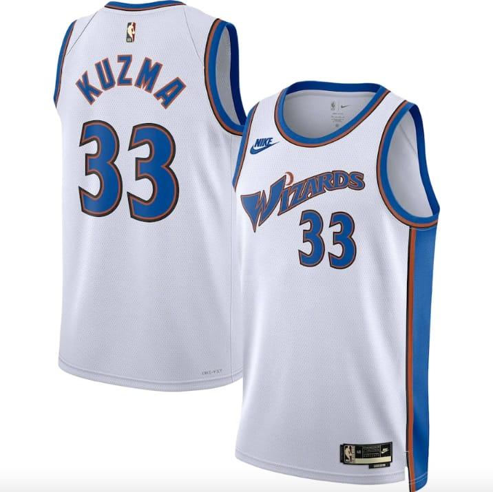 Kuzma white jersey on sale