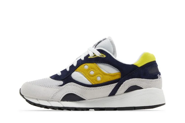 Кроссовки Saucony Shadow 6000 'Grey Navy Yellow'