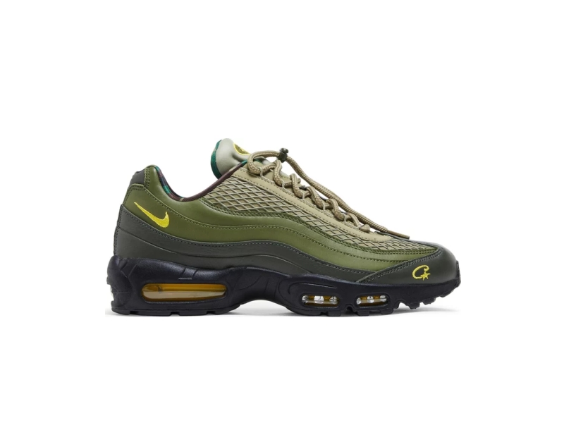 Nike air max 95 green and white hotsell