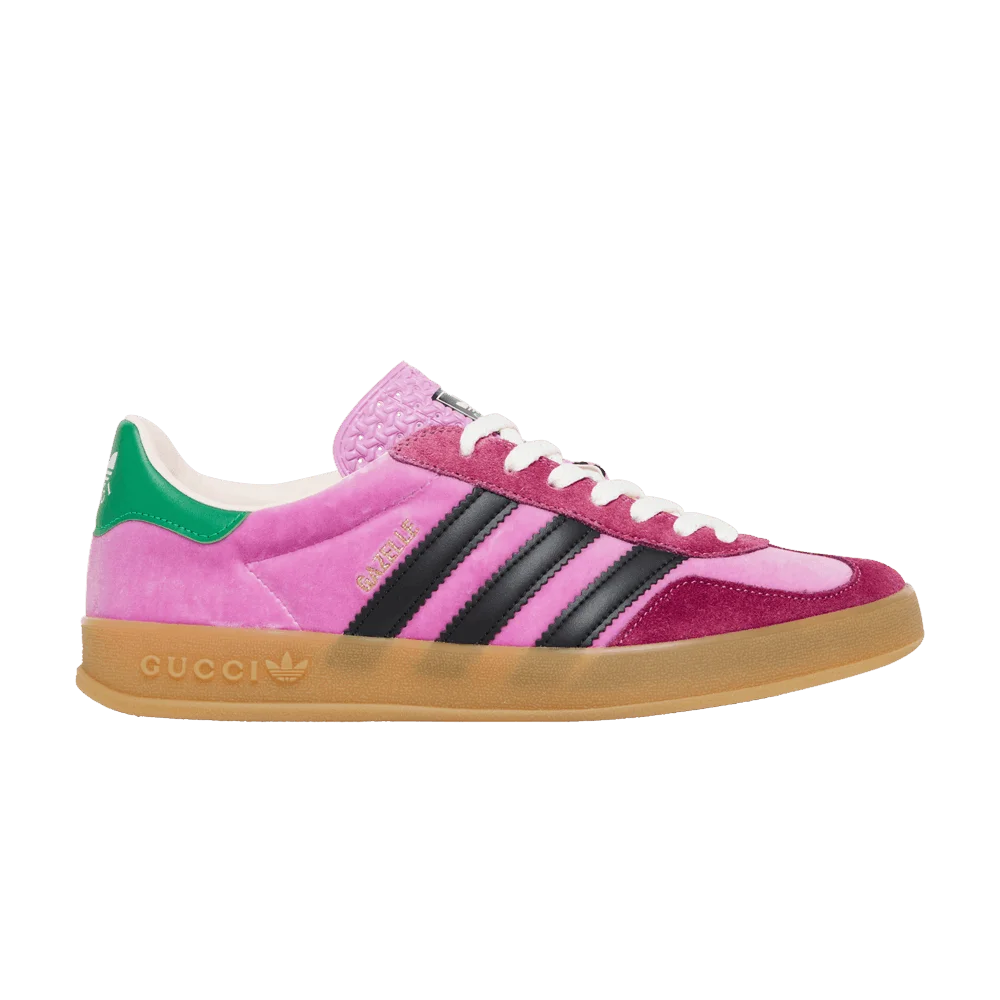 Кроссовки Gucci x adidas Gazelle 'Pink Velvet'