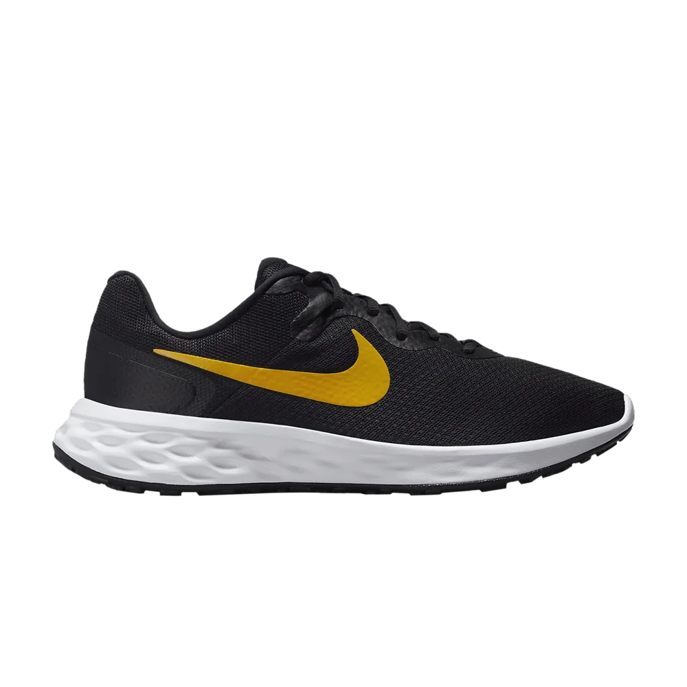 Кроссовки Nike Revolution 6 Next Nature 'Black University Gold'