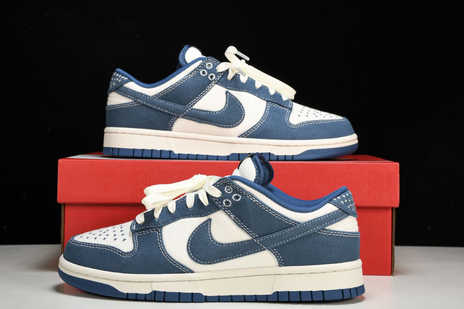 Кроссовки Nike Dunk Low SE Sashiko – Industrial Blue купить