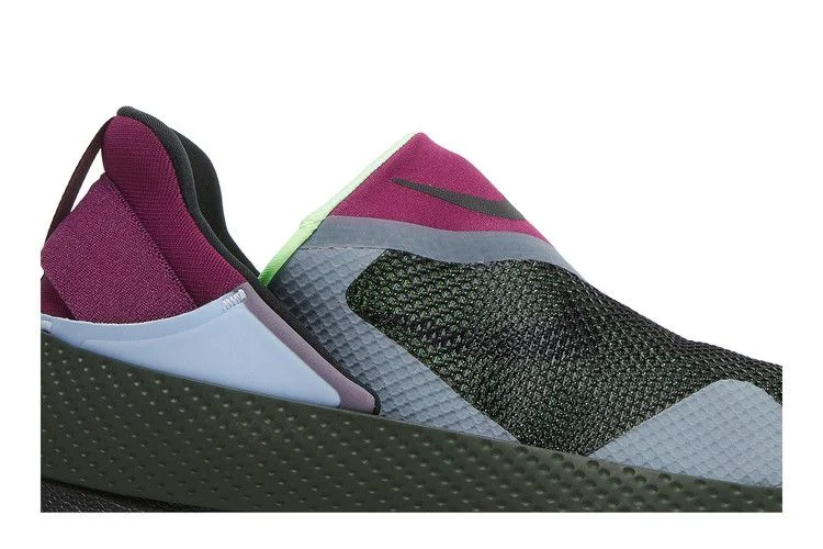 Кроссовки Nike GO FlyEase 'Black Lime Glow'