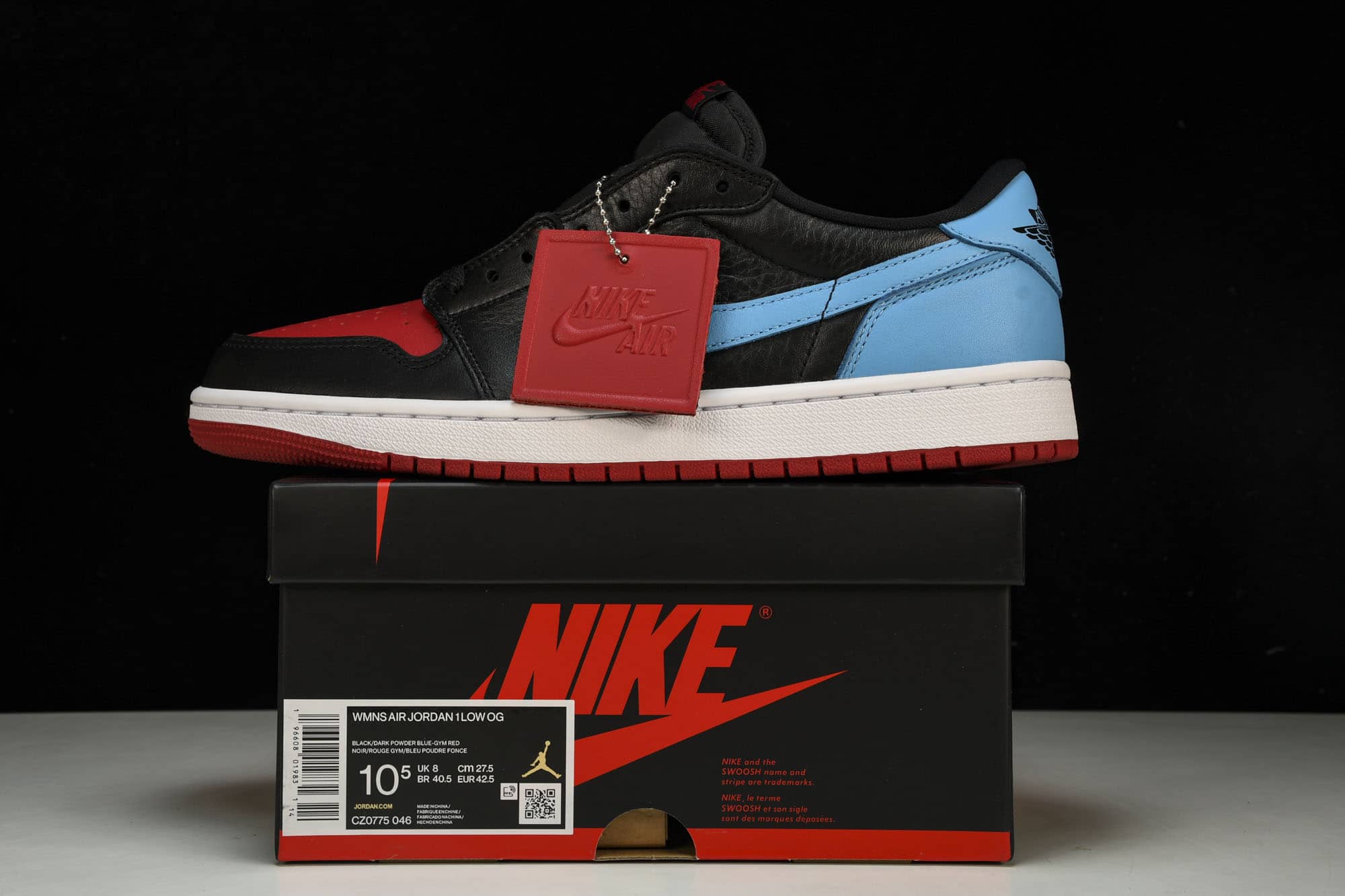 Nike jordan bleu et noir deals