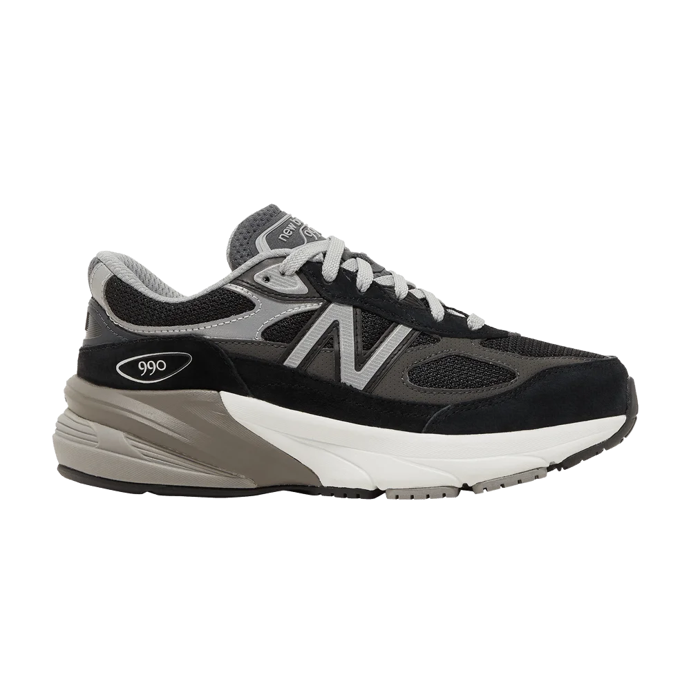 Кроссовки New Balance 990v6 Big Kid 'Black Silver'