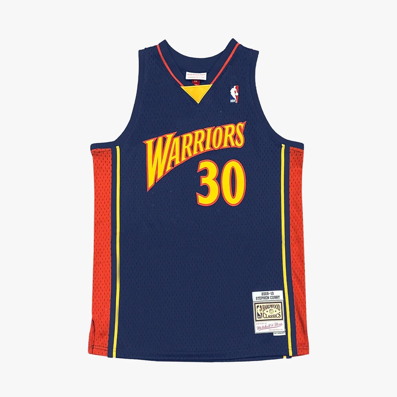 Баскетбольная джерси 2009-10 Golden State Warriors Stephen Curry #30 Youth HWC Navy Jersey