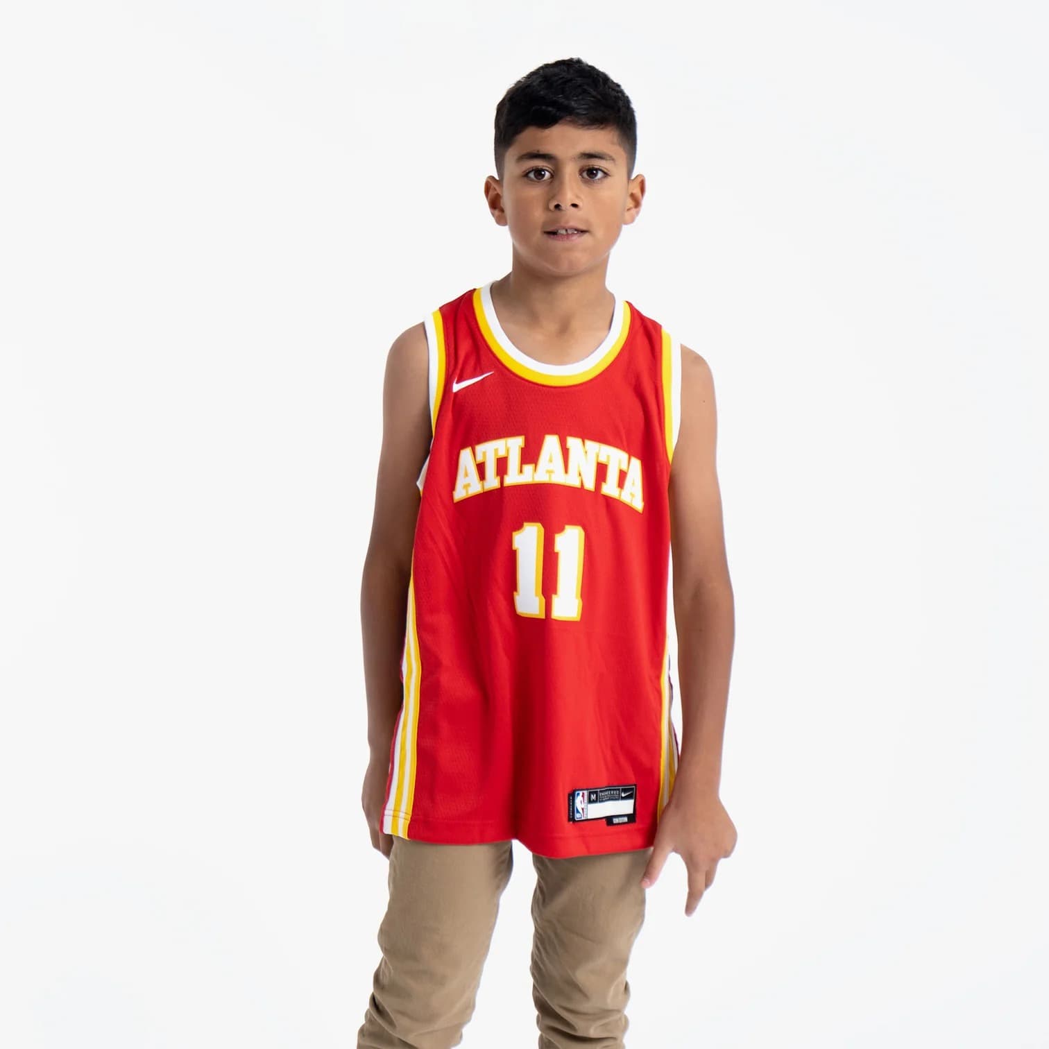 2023-24-atlanta-hawks-trae-young-11-youth-swingman-hardwood-classics-red-jersey