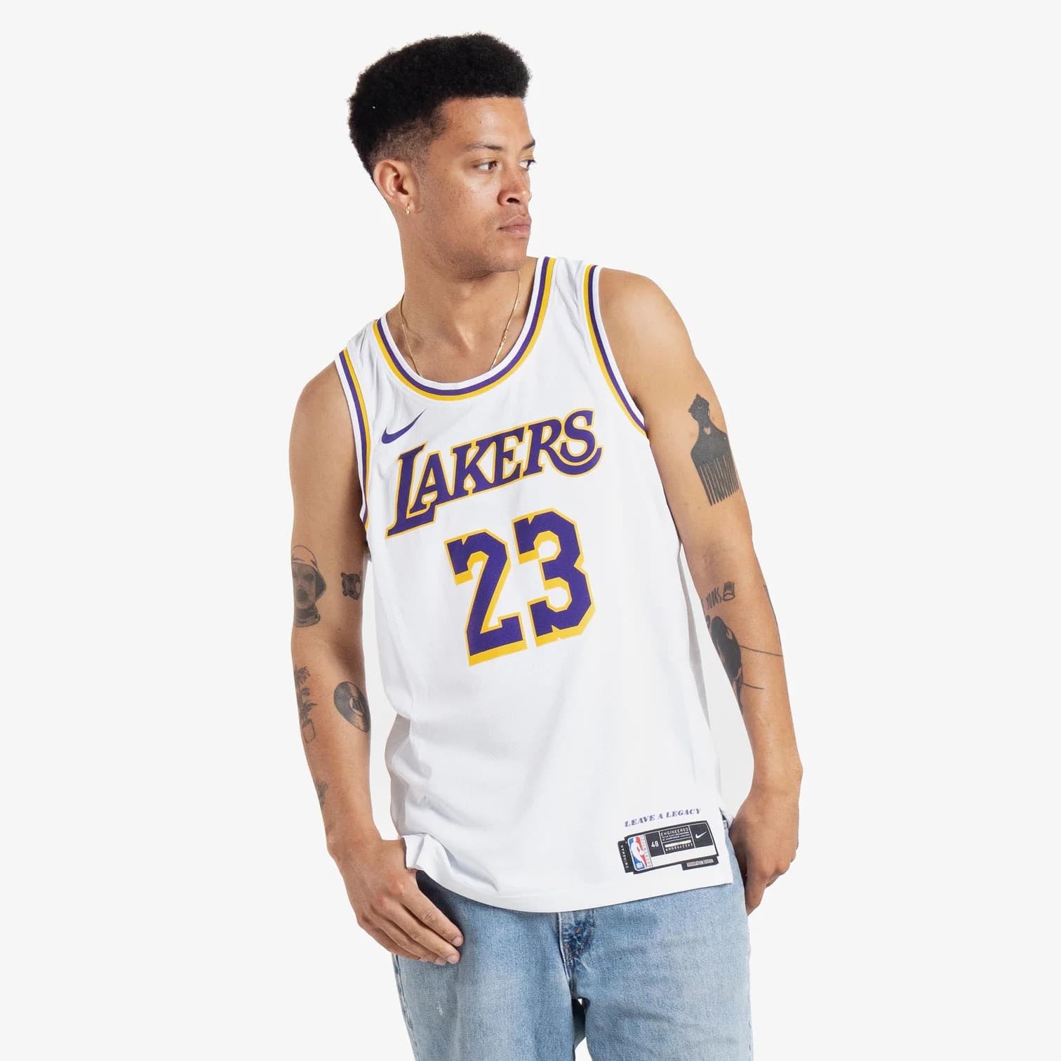 Lakers white uniform on sale