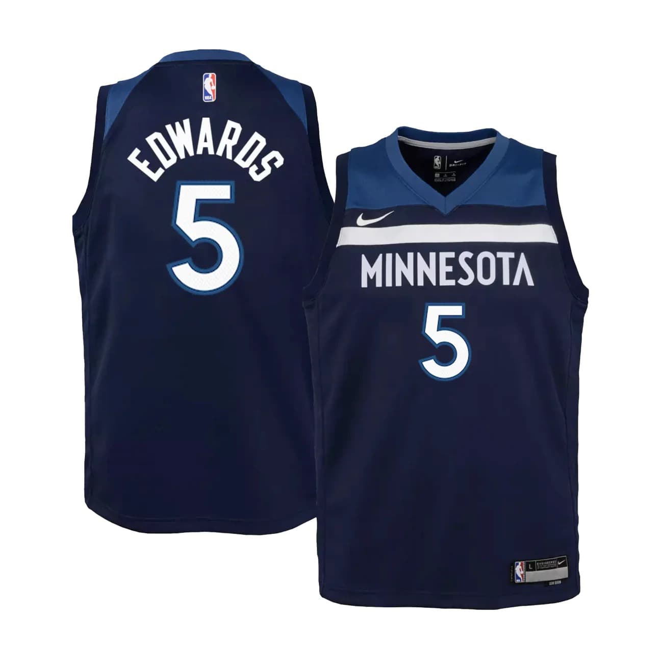 2023-24-minnesota-timberwolves-anthony-edwards-5-youth-swingman-icon-edition-navy-jersey