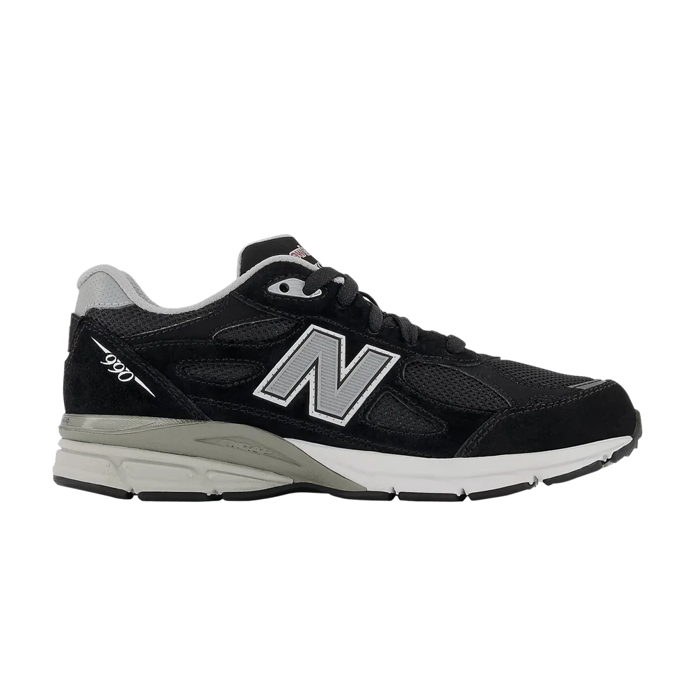 Кроссовки New Balance 990v3 Big Kid Wide 'Black Grey'