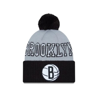 New-Era-Brooklyn-Nets-2024-Tip-Off-Pom-Knit-NBA-Beanie-1