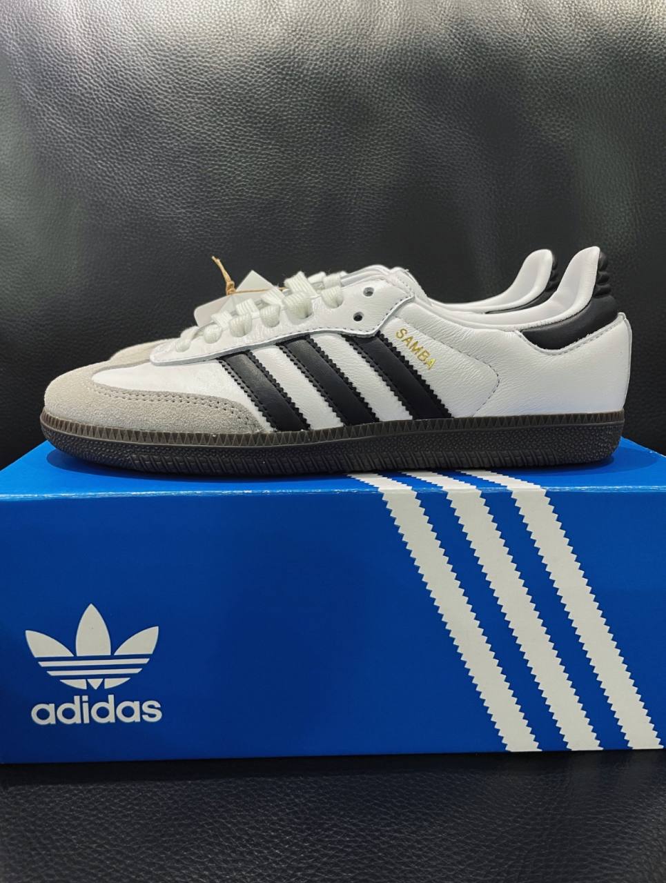 Кроссовки adidas Samba ADV White Black Gum купить оригинал - цена в ...